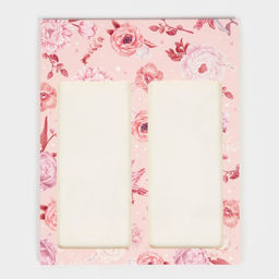 Цена за 5 шт. Коробка под 8 конфет и шоколад с ячейками, кондитерская упаковка, Розовые цветы 18?18?4 см