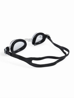 Очки для плавания детские ONLYTOP, беруши, цвет чёрный