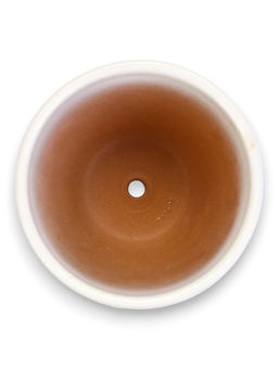 Горшок для цветов Вечер, 1 л, d=15 см, h=13 см, с поддоном, керамика, белый - Simaland фото 5