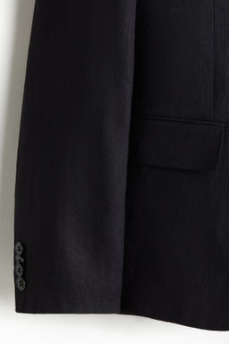 Americana de lino Slim Fit - H&m фото 6
