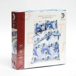 Постельное бельё Этель 1,5 сп. Одуванчики 143х215 см, 150х214 см, 70х70 см - 2 шт, 100% хлопок, бязь  фото 4