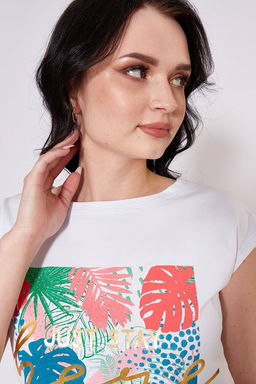 Футболка М323033Па Белый - Елена фото 8