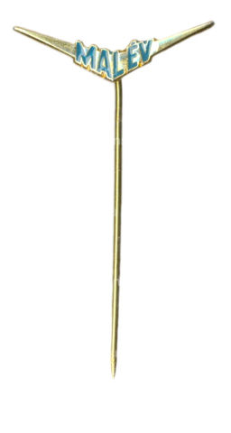 Значок рекламный авикомпания MALEV