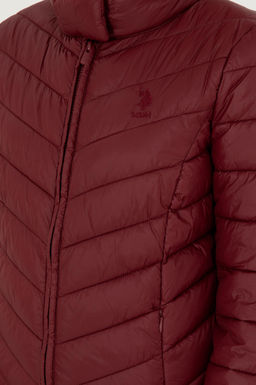 Женское бордовое пальто Неожиданная скидка в корзине