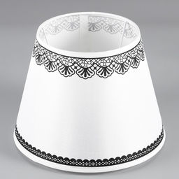 Абажур E27 белый 25х25х19 см