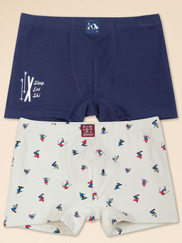 PELICAN, трусы для мальчиков, Темно-синий/серый