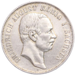Монета 5 марок 1907 года E Германия (Саксония)
