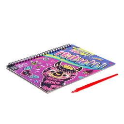 Гравюры для девочек Лама, творческая книга 14 стр., 10 гравюр, со штихелем