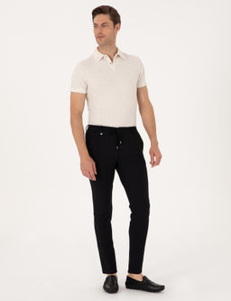 Siyah Klasik Jogger Pantolon - Pierre cardin фото 3