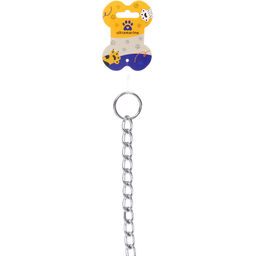 Цена за 3 шт. Цепь - удавка рывковая для корректировки поведения "Бро - это сила!", цвет серебро, 4мм/65см (лейбл)