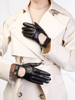 Перчатки женские б/п IS854 black - Eleganzza фото 2
