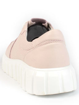 05-PDA97-2 PINK Кроссовки женские (натуральная кожа)