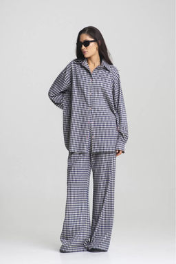 Костюм Summer в клетку Blue
