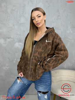 толстовки с начёсом женские