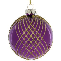 Украшение новогоднее "Шар", D8 см, L8 W8 H10 см, 2в.