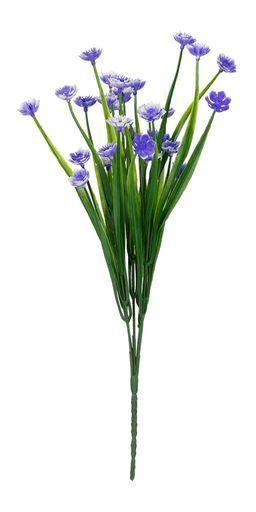 Искусственное растение Blumentag ATJ-08 Растение искусственное Фиалка 30 см 5 х 1 шт. 01 белый  фото 8