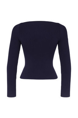 Ekru Kruvaze Buzgu Detayl? Triko Kazak TWOAW23KZ00828 - Trendyolmilla фото 17