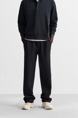 PLEATED JOGGER TROUSERS - Zara фото 2