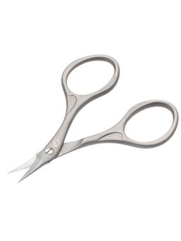 Frau Finger Ножницы маникюрные для ногтей изогнутые / Premium PS 22, матовые, ручная заточка, 9,2 см