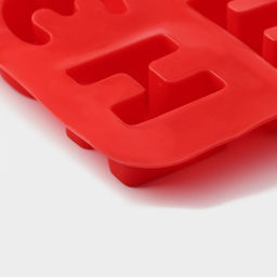 Форма для шоколада Доляна Буквы. Алфавит русский, силикон, 36.6?26.6 см, 33 ячейки (3.5?3 см), МИКС  фото 3