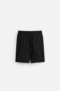 GEOMETRIC JACQUARD BERMUDA SHORTS - Zara фото 17