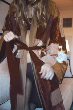 LONG PATCHWORK KIMONO LIMITED EDITION - Zara фото 2