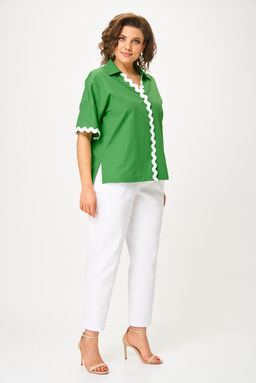 Костюм ANDINA CITY 9078-25 белый/зеленый  фото 4