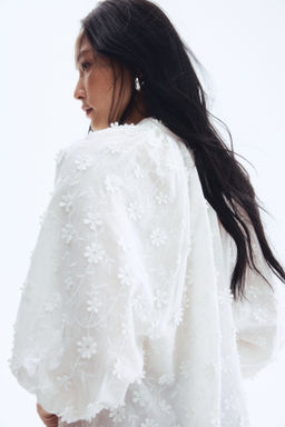 Blusa de algod?n con aplicaciones - H&m фото 3