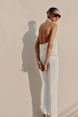 SATIN HALTER TOP - Zara фото 13