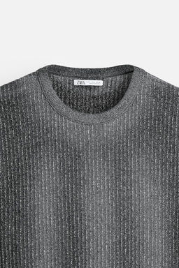 SPRAY PRINT KNIT T-SHIRT - Zara фото 9