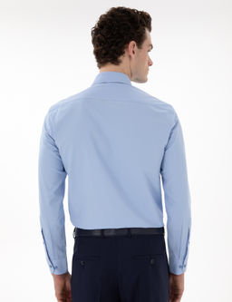 Mavi Slim Fit Uzun Kollu Basic G_mlek