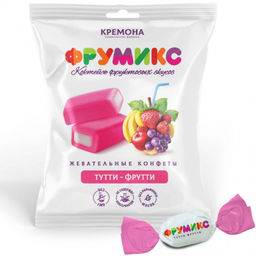 Цена за 5 шщт К-ф. ФРУМИКС Жеват конфеты Тутти фрути 45г