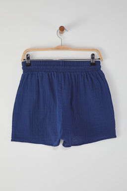 TRENDYOLMILLA Lacivert Muslin Plaj Sort TBESS25SR00008 фото 19