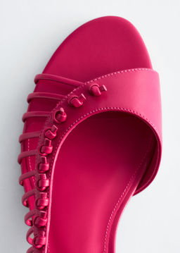 Sandalias de piel con tiras - H&m фото 6