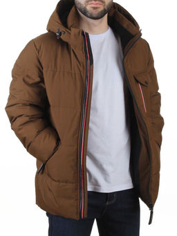 6393 BROWN Куртка мужская зимняя (200 гр. холлофайбер)