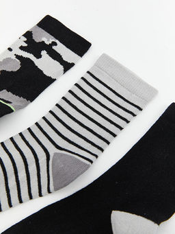 Desenli Erkek ?ocuk Soket ?orap 3l? - Waikiki фото 2