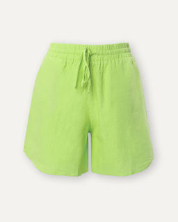 Короткие шорты из комбинированной ткани - Incity фото 7