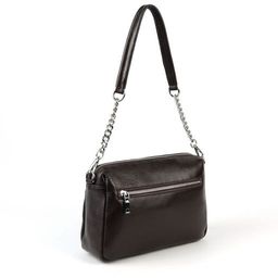 Женская кожаная сумка 1638-С Кофе - Cidirro фото 3