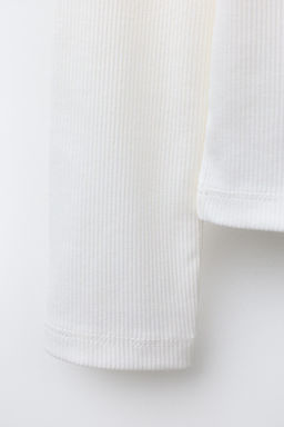 JEWEL RIB T-SHIRT - Zara фото 4