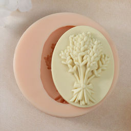 Силиконовый молд, форма для заливки «Лаванда», 7×5.4×2 см