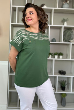 Футболка Rumoda 2135 зеленый/короткий рукав  фото 8