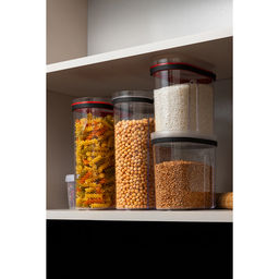 ЁМКОСТЬ ДЛЯ СЫПУЧИХ ПРОДУКТОВ С КРЫШКОЙ (СЛАЙДЕРОМ) 1Л (Желтый) - Phibo фото 6