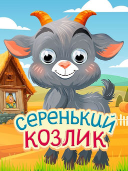 Книжка с глазками мини "Серенький козлик" (35840-3)