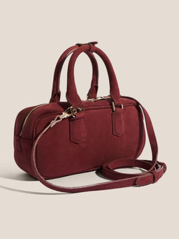 Женская сумка с ручками MAISON DAVID JADE Артикул 4792471, бордовый  фото 3