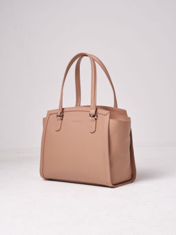 Сумка кожаная Azaro 30690 бежевая нуга