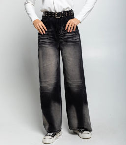 Джинсы #КТ8201 (4), тёмно-серый - Dommod фото 2