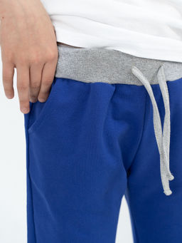 Брюки детские васильковые