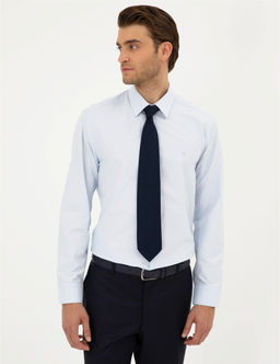 A__k Mavi Regular Fit Uzun Kollu Basic G_mlek
