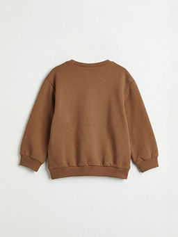 Bisiklet Yaka Erkek Bebek Sweatshirt