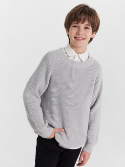 Джемпер для мальчиков серый